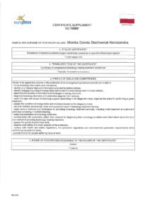 certyfikat bioenergoterapeuta 1